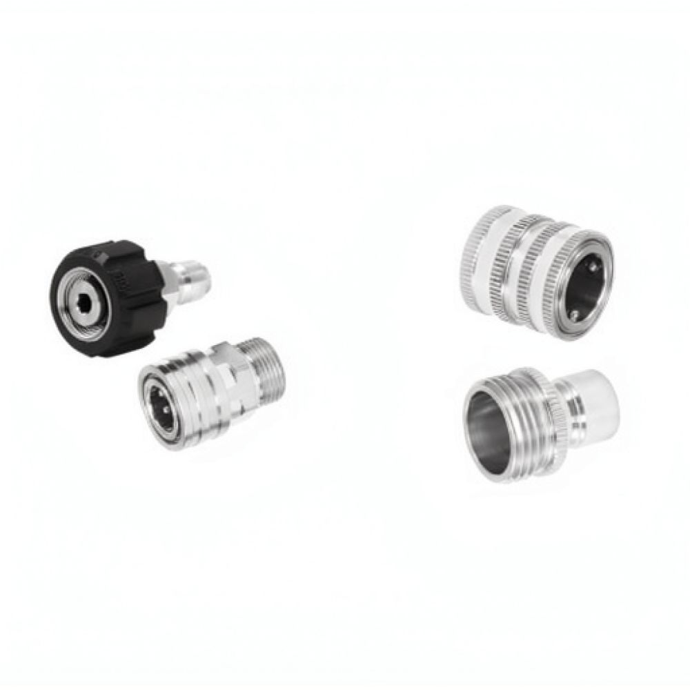 Heavy Equipment Quick Couplers - Heavy Duty Pressure Washer Adapter Kit
