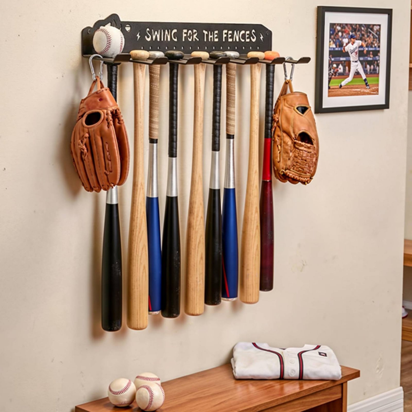 8 Hook Sports Equipment Rack H - Heavy Equipment In 评论和价格