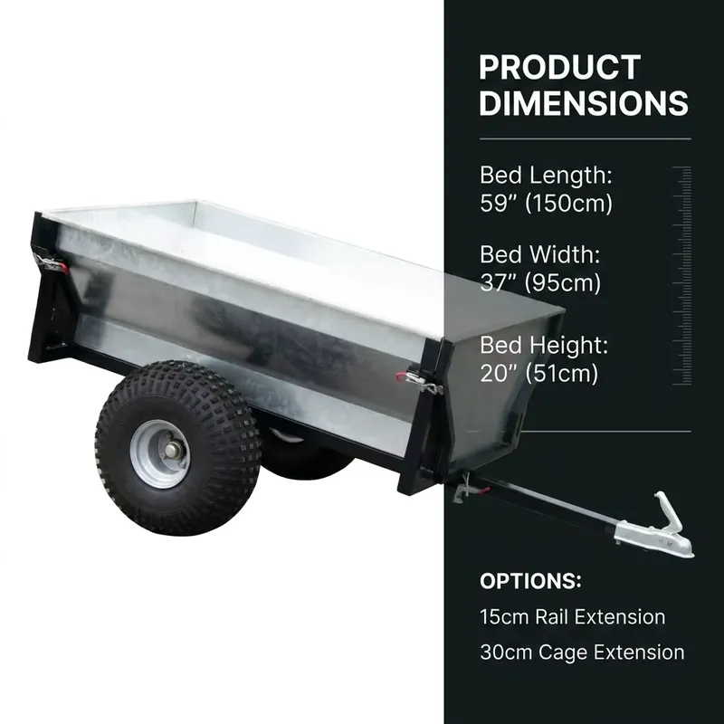 Heavy Duty Galvanized Steel Ut - Heavy Equipment Hauling 评论和价格