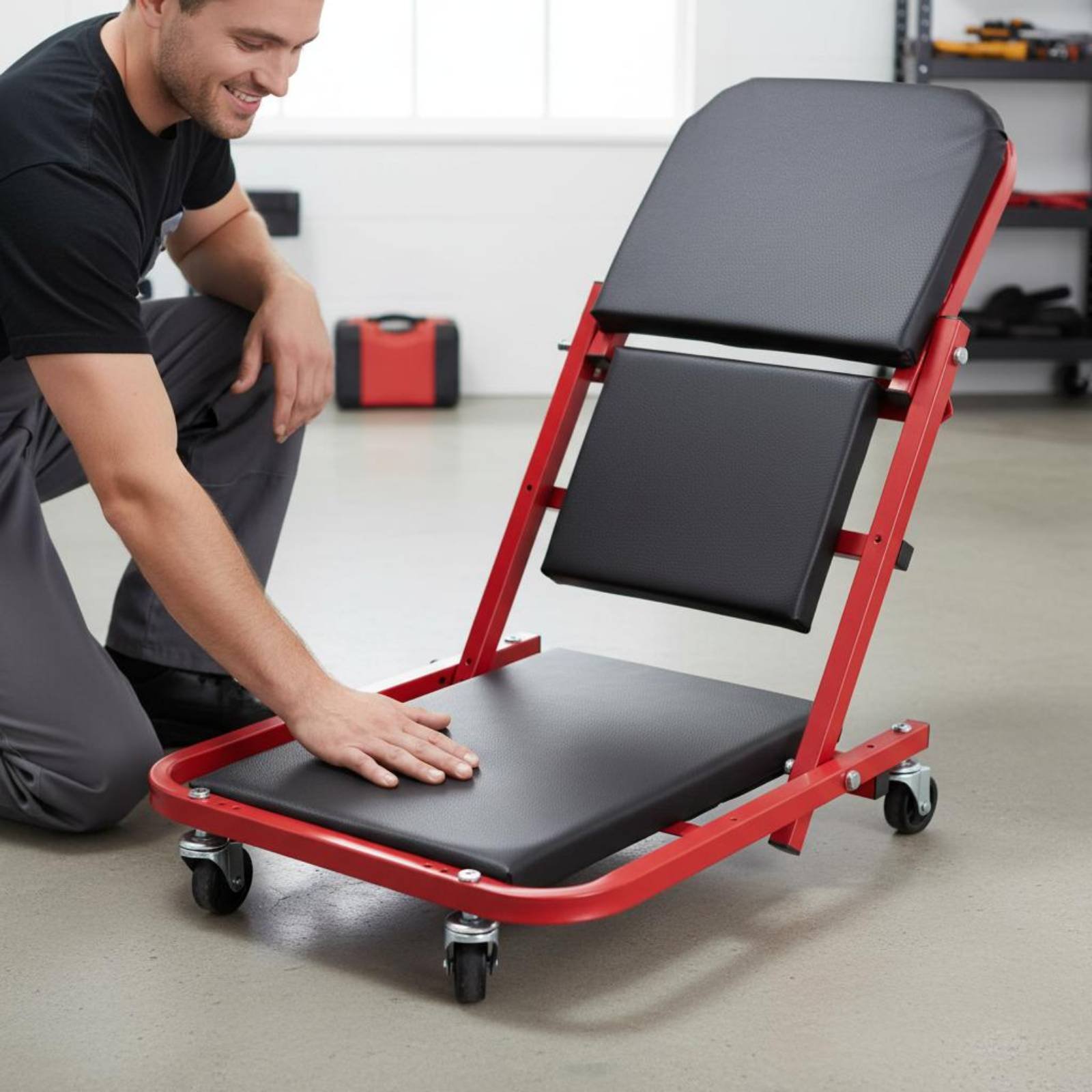 Folding Creeper Seat Foldable  - Heavy Equipment Repair 评论和价格