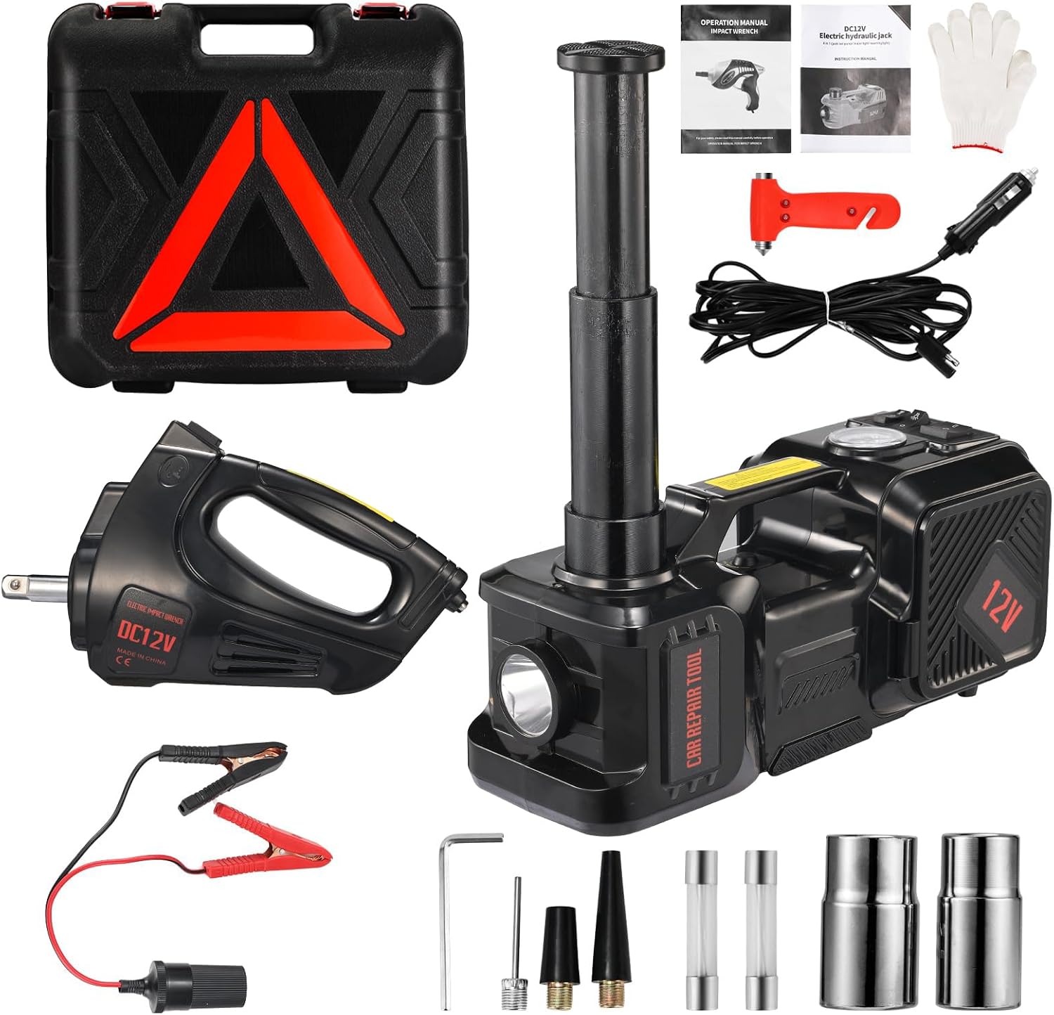 Electric Car Jack kit 5 Ton 12 - Hydraulic Floor Jack 评论和价格