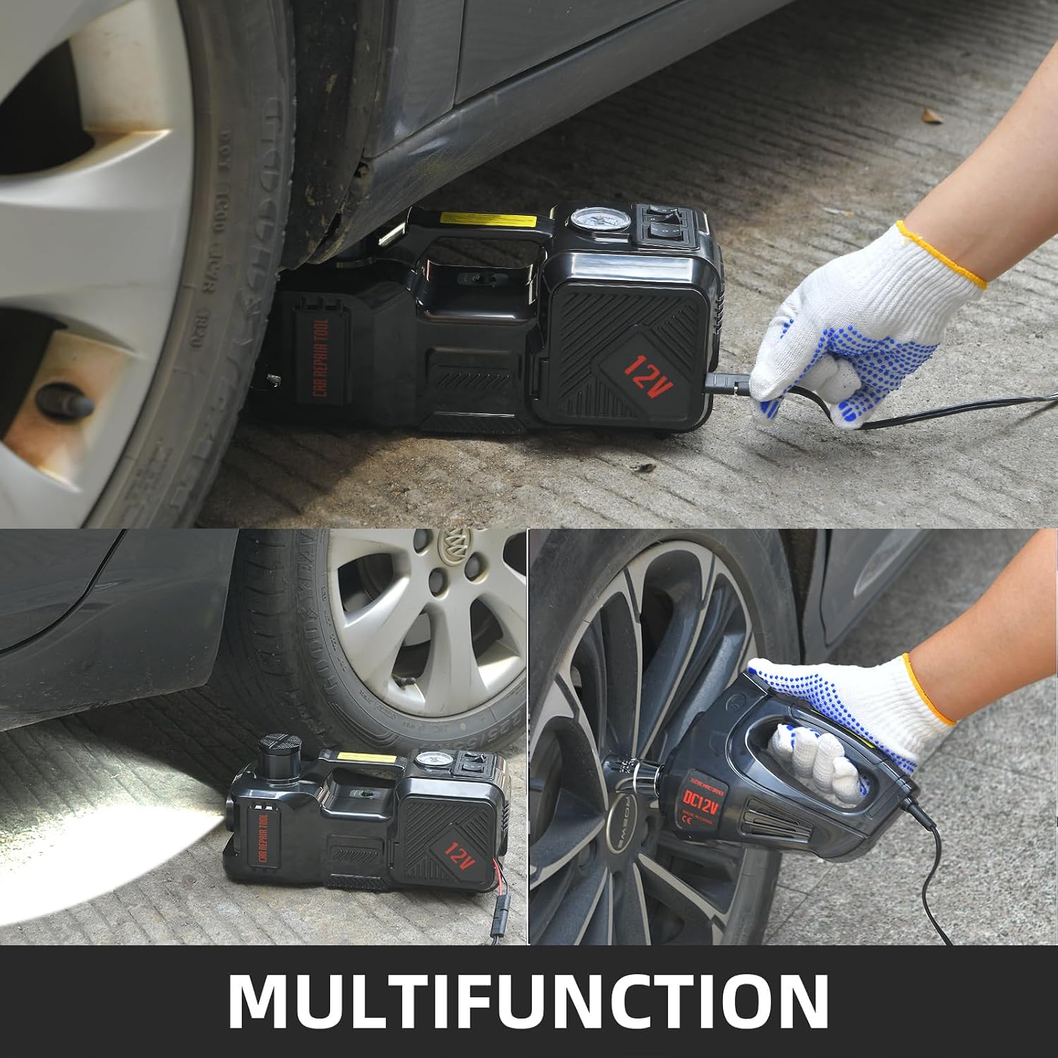Electric Car Jack kit 5 Ton 12 - Hydraulic Floor Jack 评论和价格