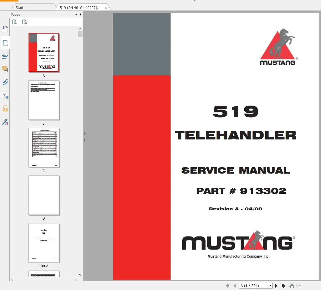 AutoDVD Mustang Machinery Heav - Heavy Equipment In 评论和价格