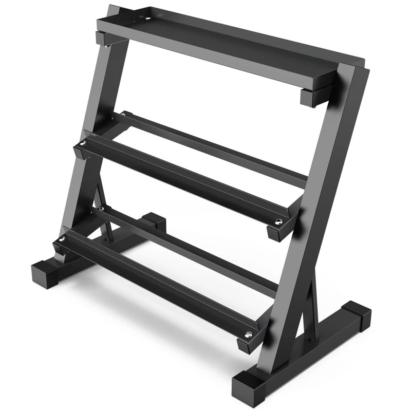 3-Tier Dumbbell Storage Rack 8 - Heavy Equipment In 评论和价格