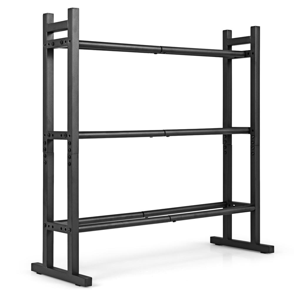 Heavy Duty 3-Tier Dumbbell Rac - Heavy Equipment In 评论和价格