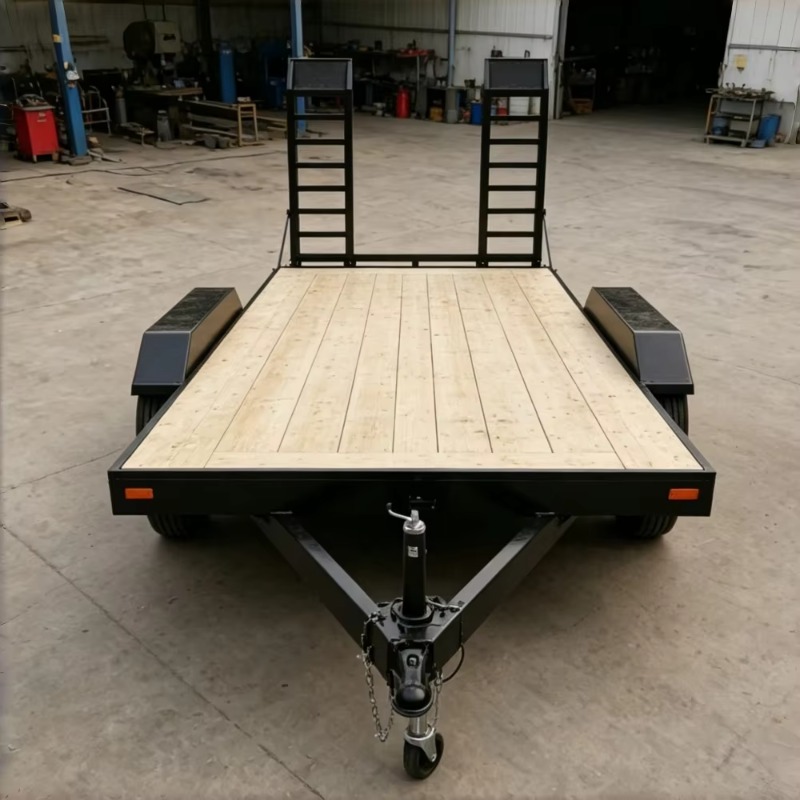 Tandem Axle Wood Deck Equipmen - Heavy Equipment Hauling 评论和价格