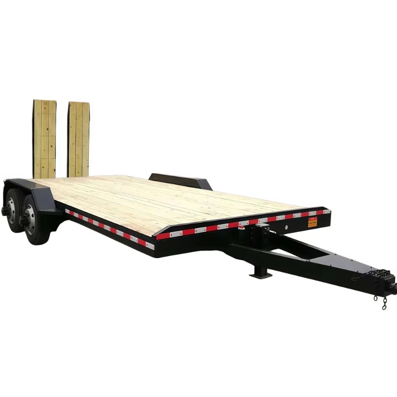 Tandem Axle Wood Deck Equipmen - Heavy Equipment Hauling 评论和价格