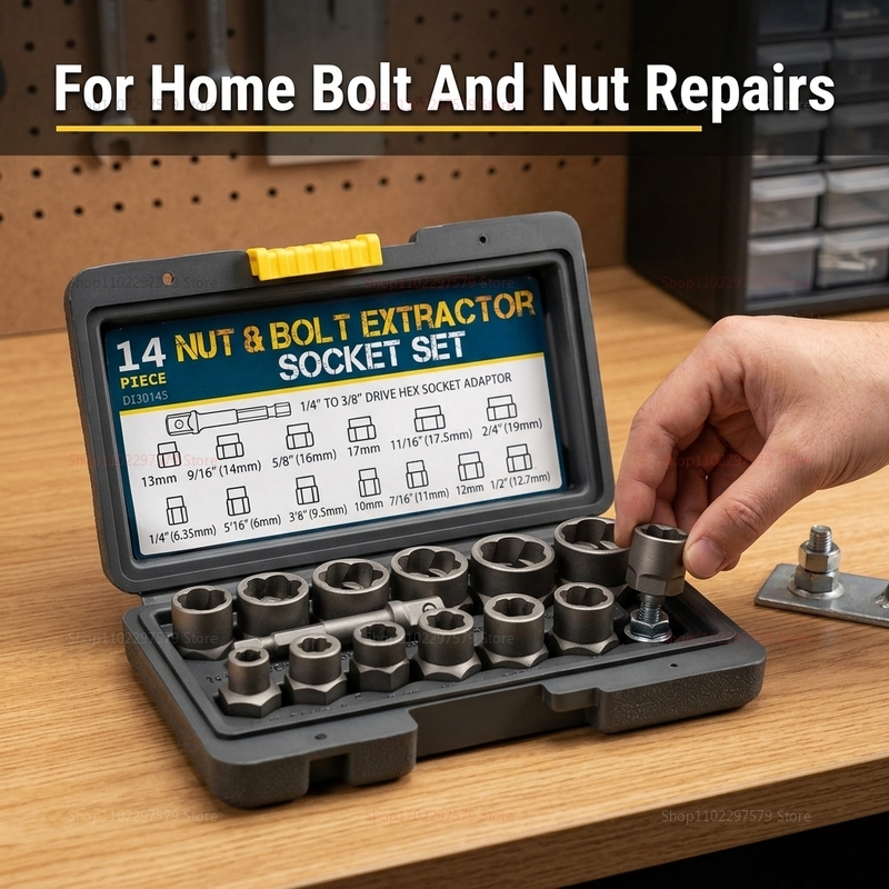 14Pcs Bolt Extractor Set Heavy - Heavy Equipment Repair 评论和价格