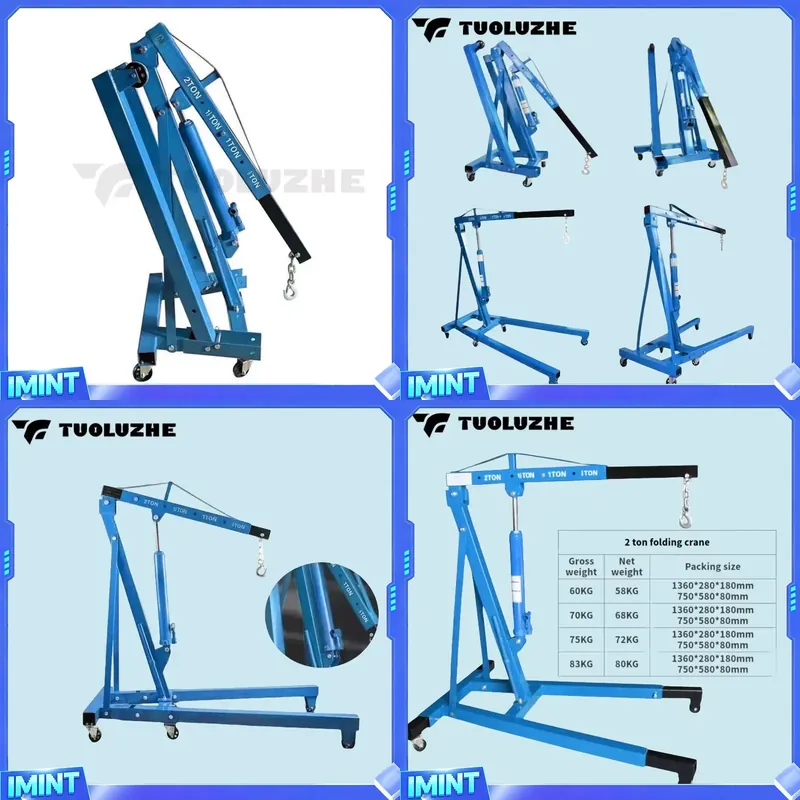 2-ton Foldable Blue Car Engine - Hydraulic Floor Jack 评论和价格